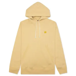 ACNE FACE LOGO-PATCH COTTON HOODIE