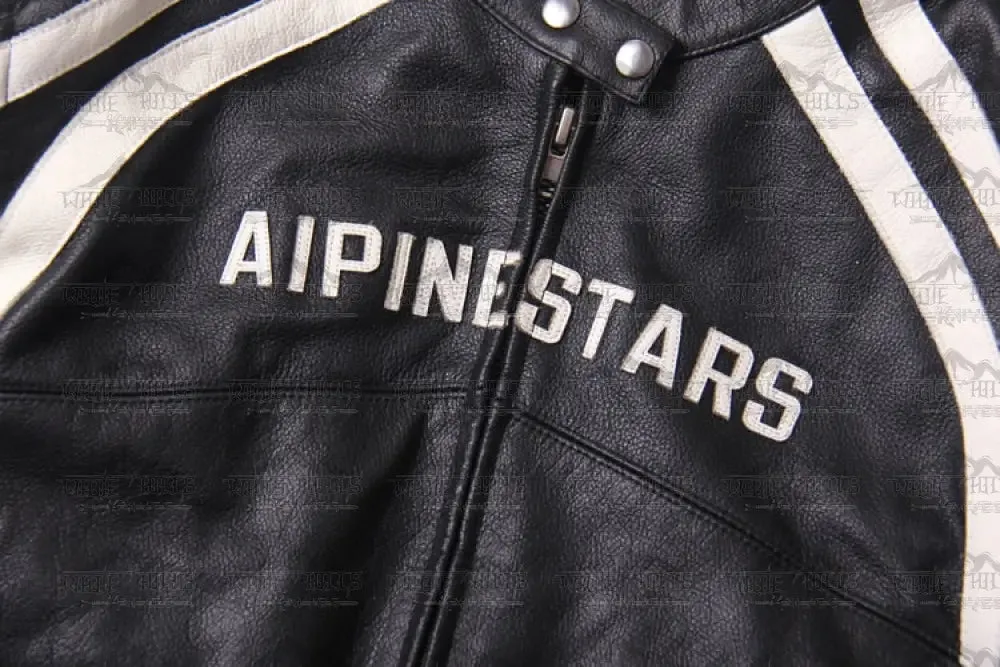 Alpine Stars Road Riding Cowhide Leather Jacket