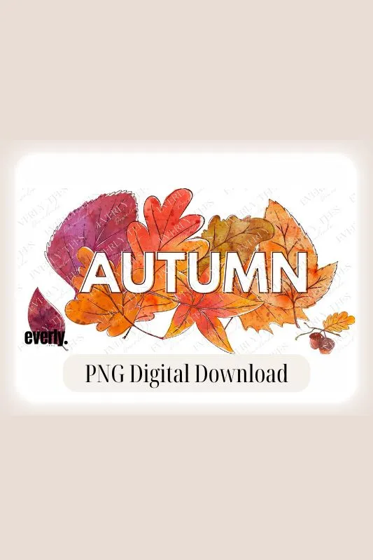 Autumn Leaves Design PNG Download