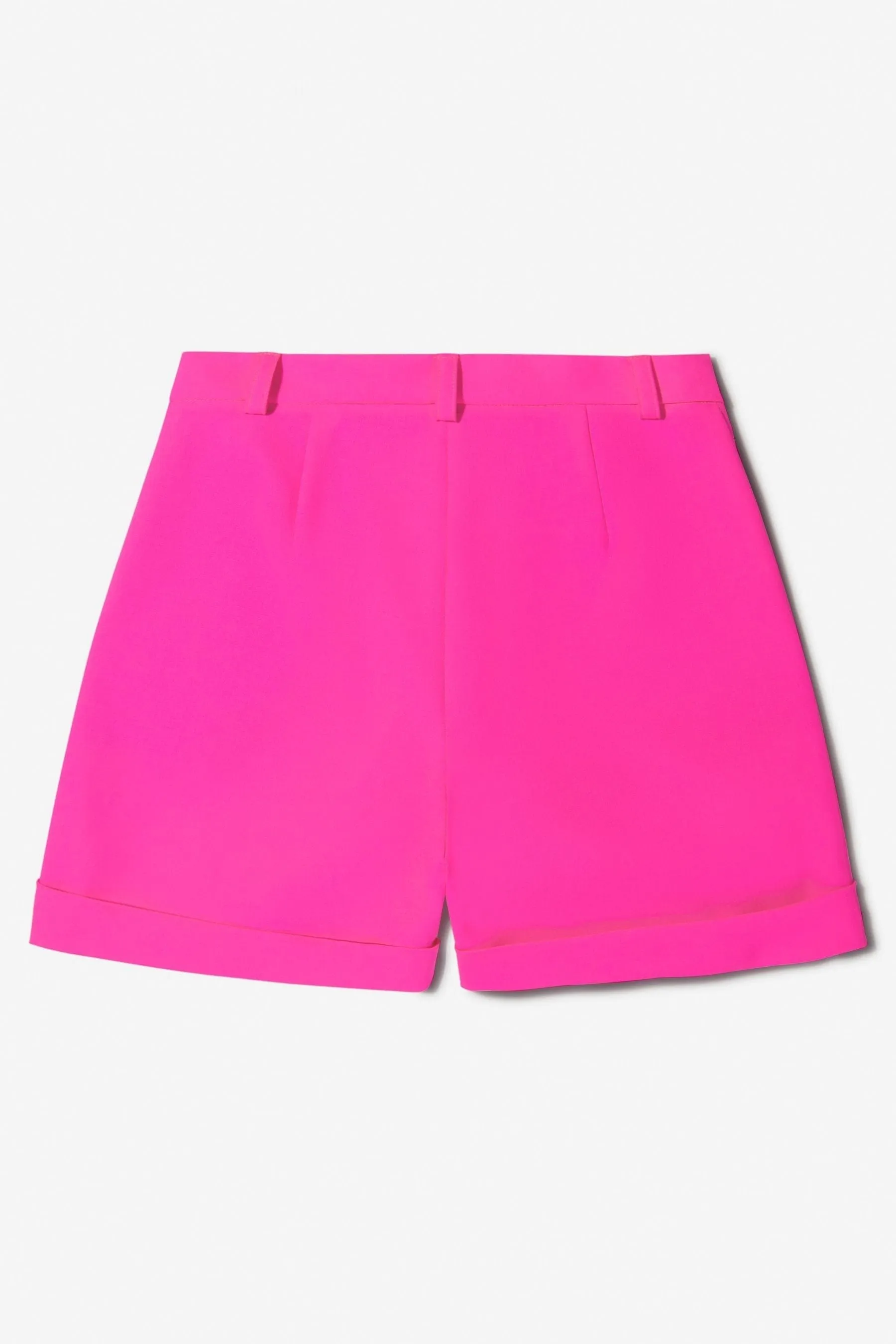 Balmain Girls Wool Button Trim Shorts