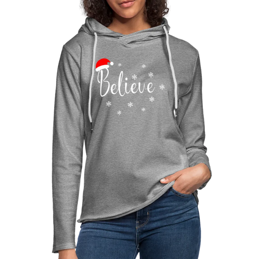 Believe Lightweight Terry (Christmas) Hoodie