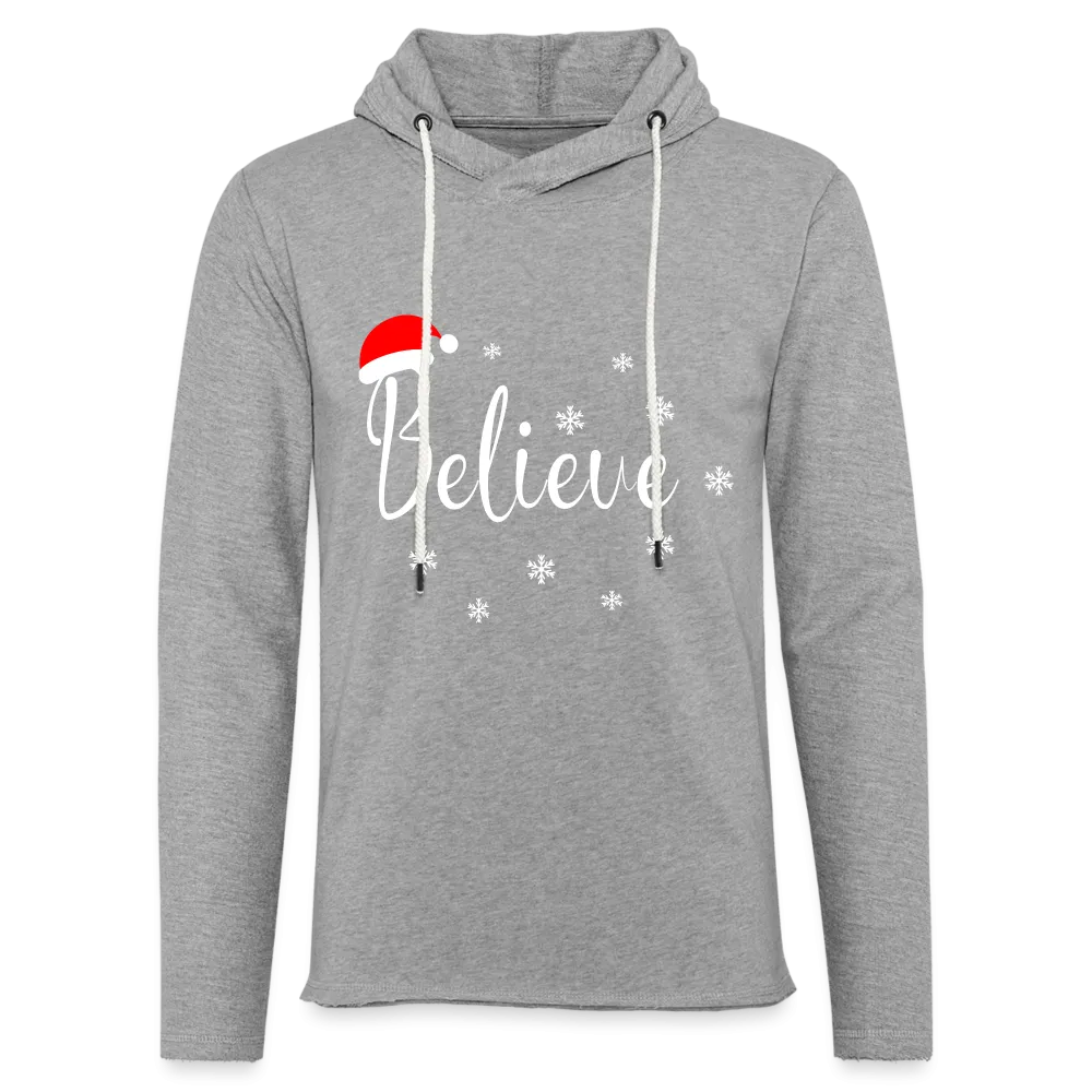 Believe Lightweight Terry (Christmas) Hoodie