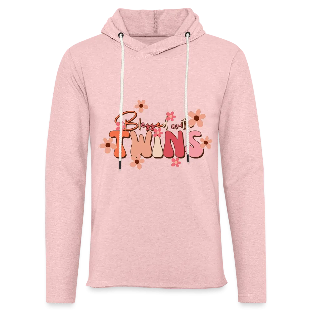 Blessed With Twins Lightweight Terry Hoodie