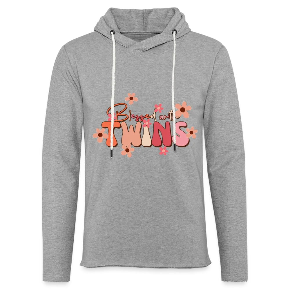 Blessed With Twins Lightweight Terry Hoodie