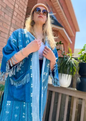 BOHO Linen Duster with Tassles