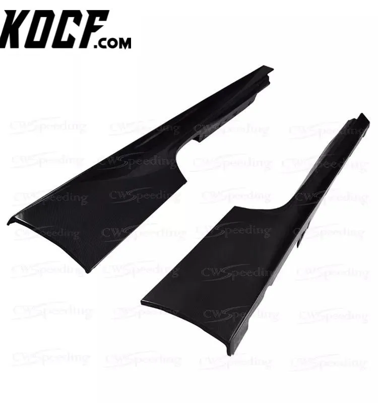 CARBON FIBER SIDE SKIRTS FOR 2011-2013 FERRARI 458 ITALIA AND SPIDER