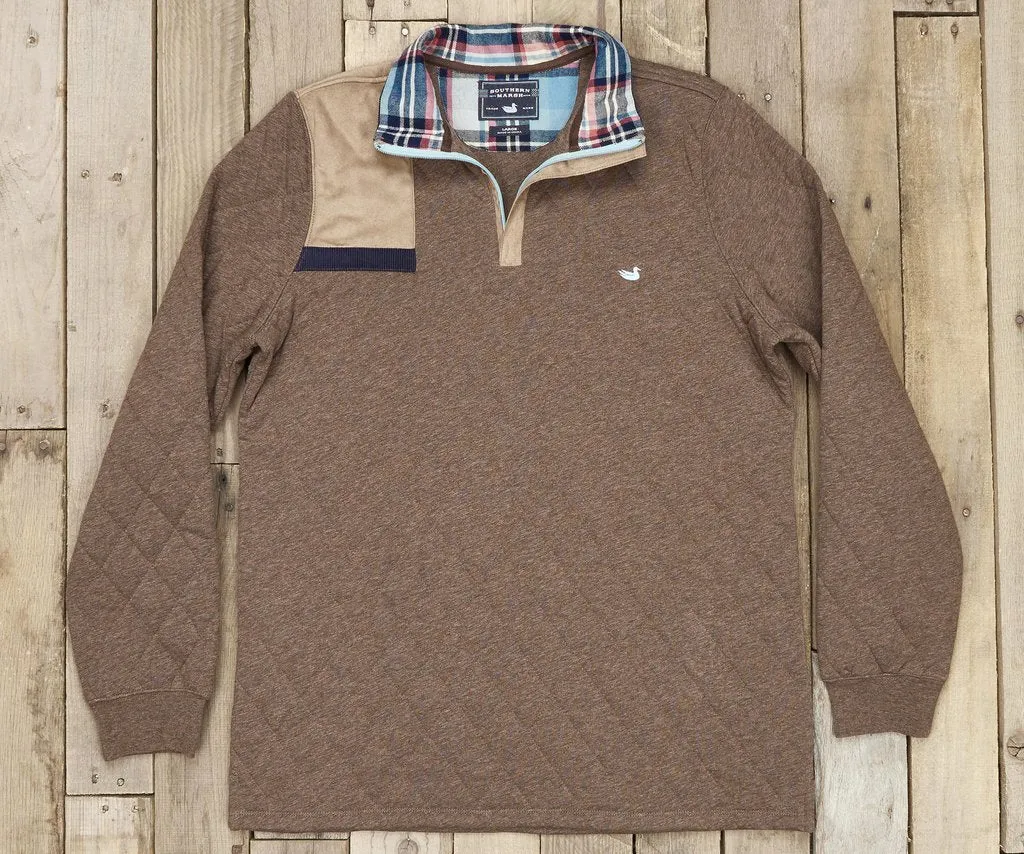 Carlyle Sporting Pullover - Heather Dark Brown