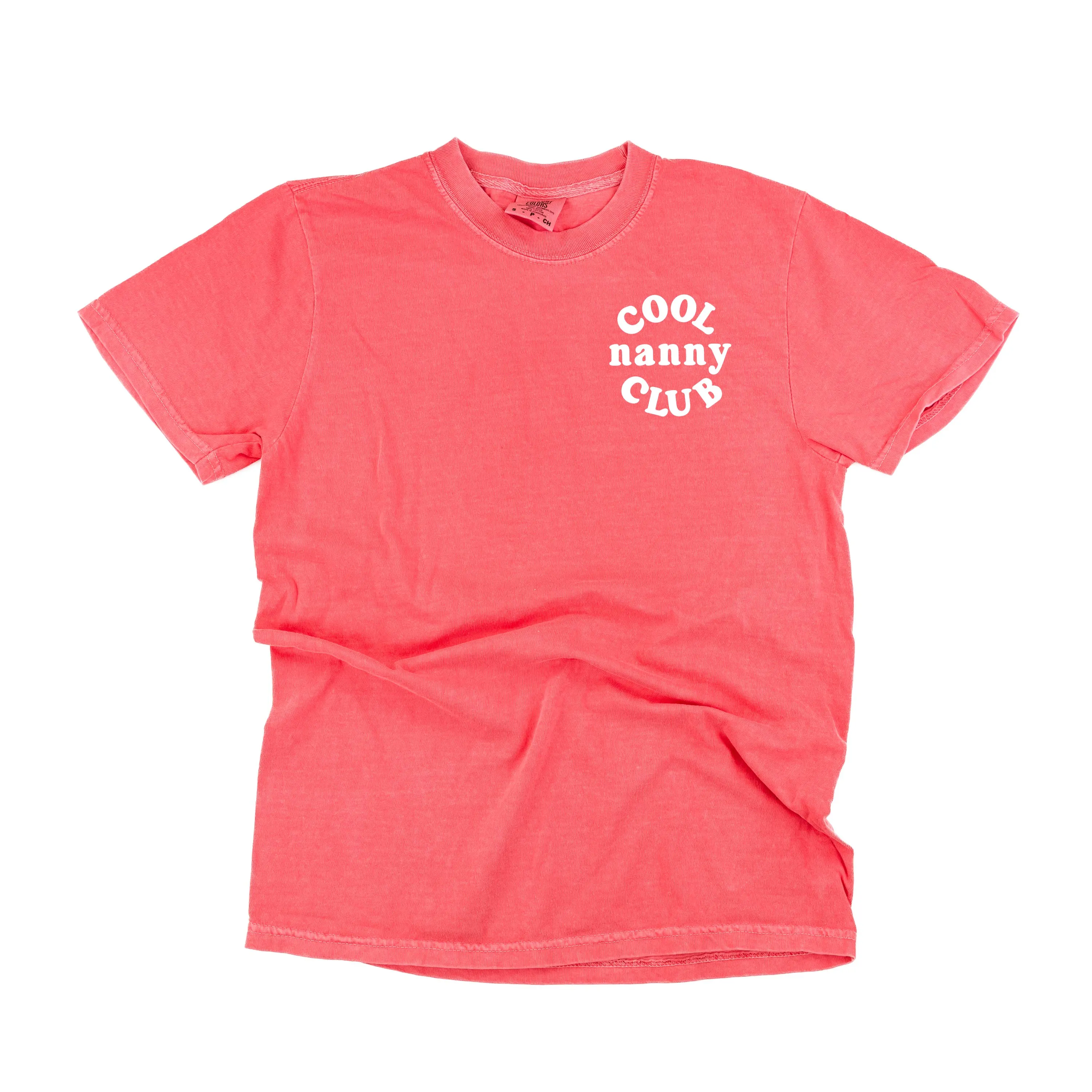 COOL Nanny CLUB - Pocket Design - SHORT SLEEVE COMFORT COLORS TEE