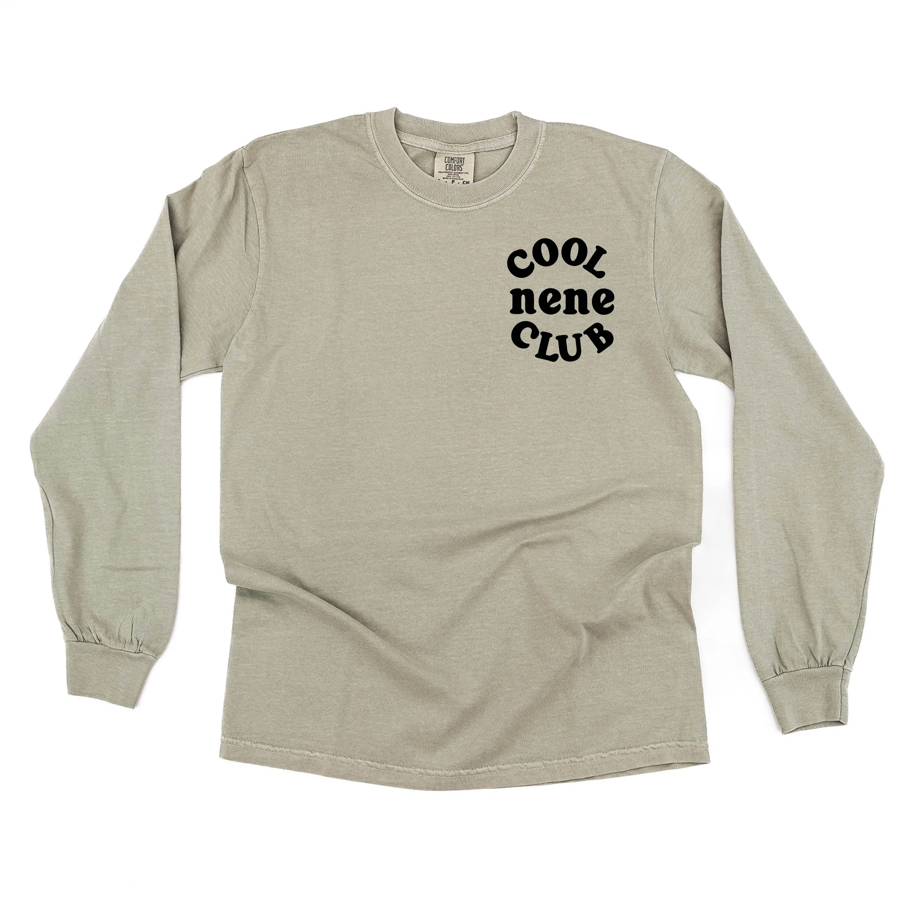 COOL Nene CLUB - Pocket Design - LONG SLEEVE COMFORT COLORS TEE