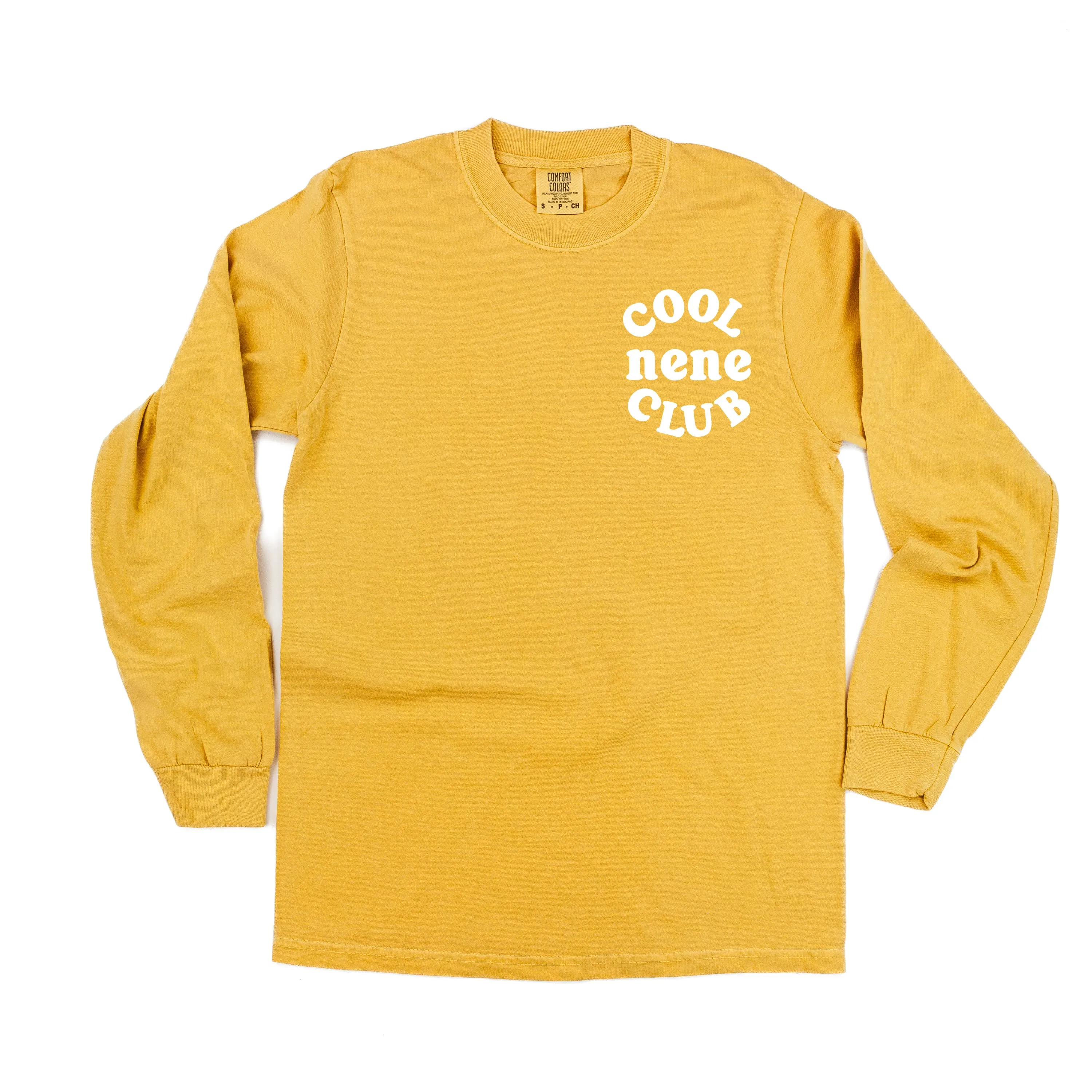 COOL Nene CLUB - Pocket Design - LONG SLEEVE COMFORT COLORS TEE