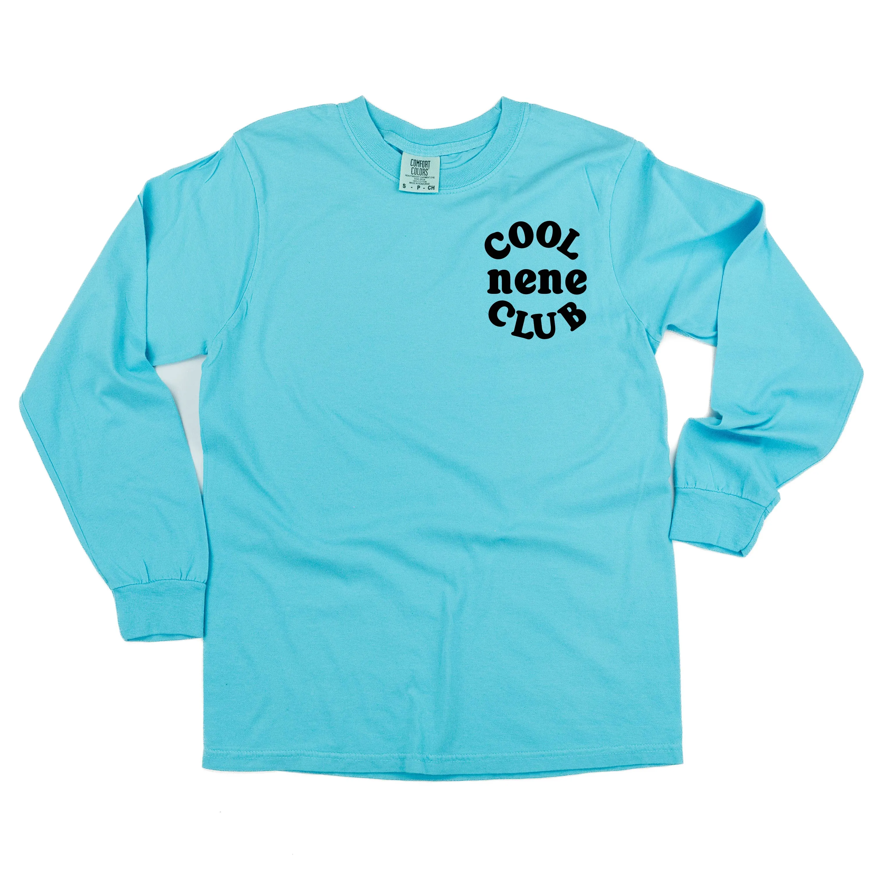 COOL Nene CLUB - Pocket Design - LONG SLEEVE COMFORT COLORS TEE