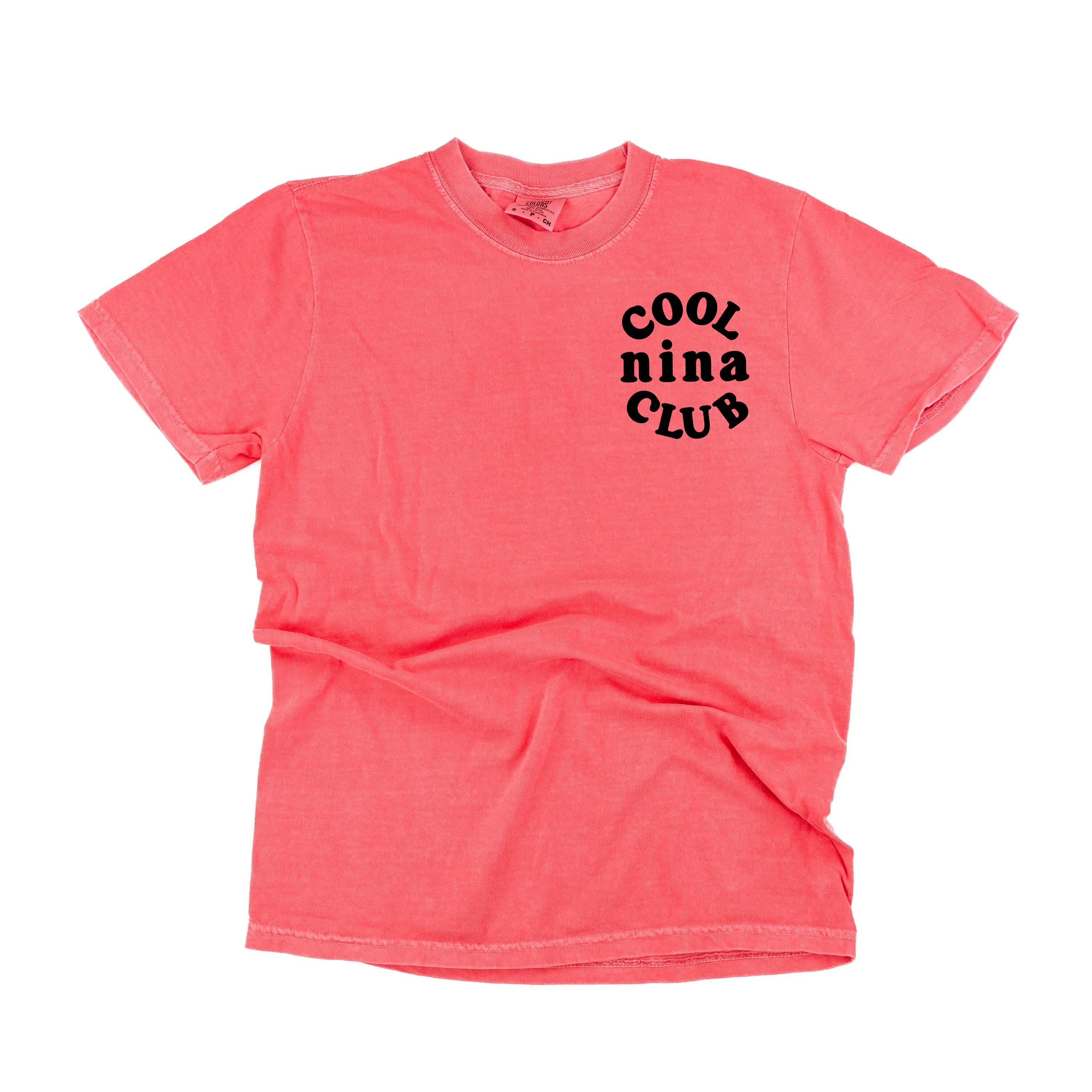 COOL Nina CLUB - Pocket Design - SHORT SLEEVE COMFORT COLORS TEE