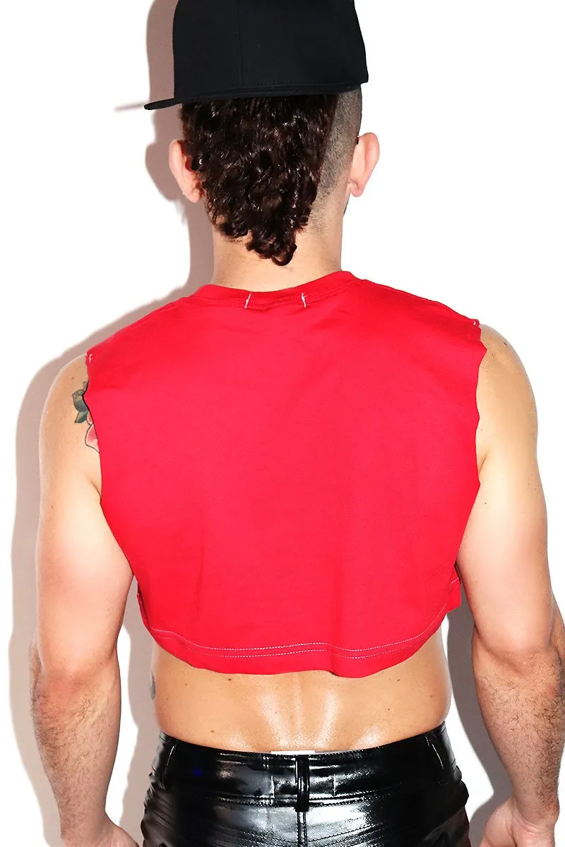 Core Extreme Crop Tank-Red