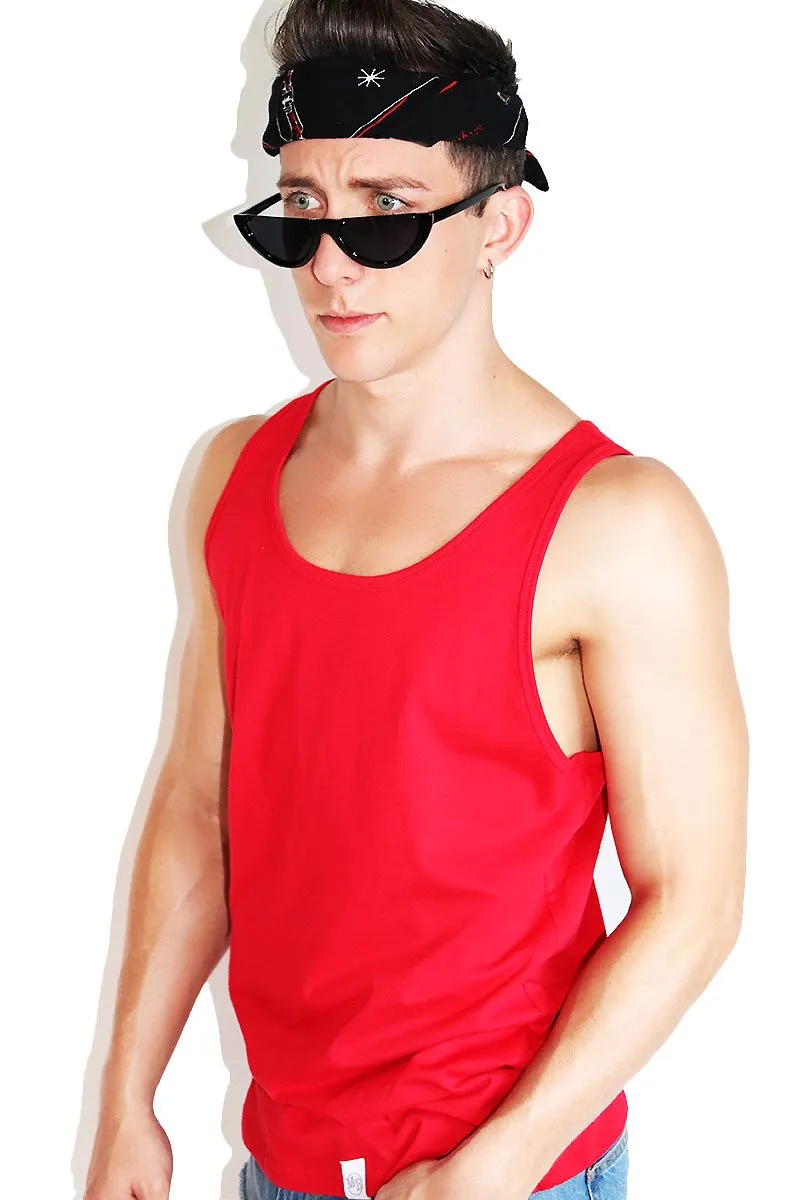 Core Racerback Tank-Red