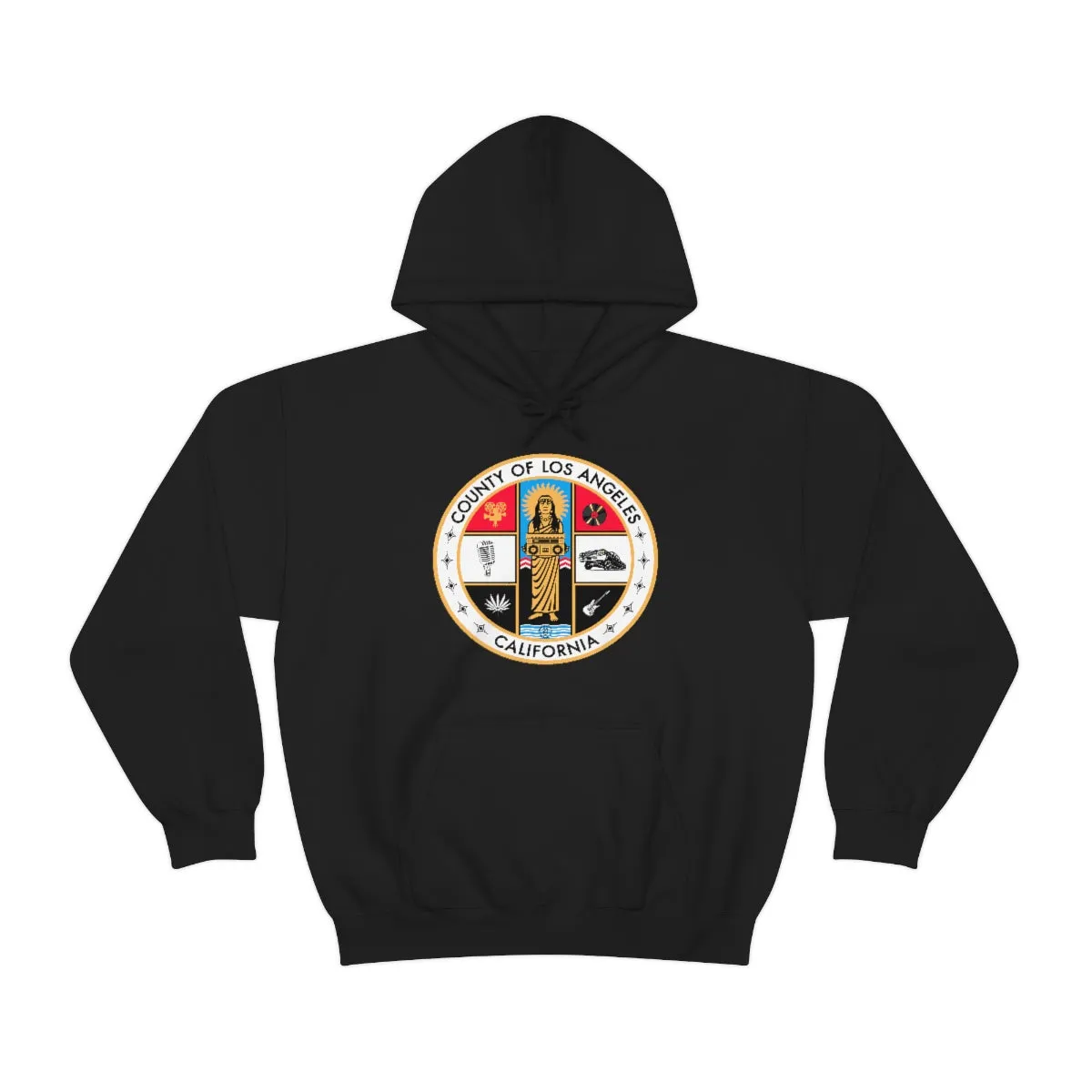 County of LA Hoodie | Black