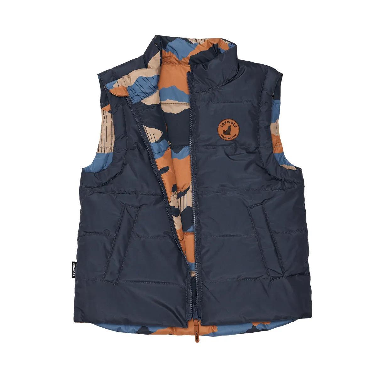 CRYWOLF REVERSIBLE VEST CAMO MOUNTAIN