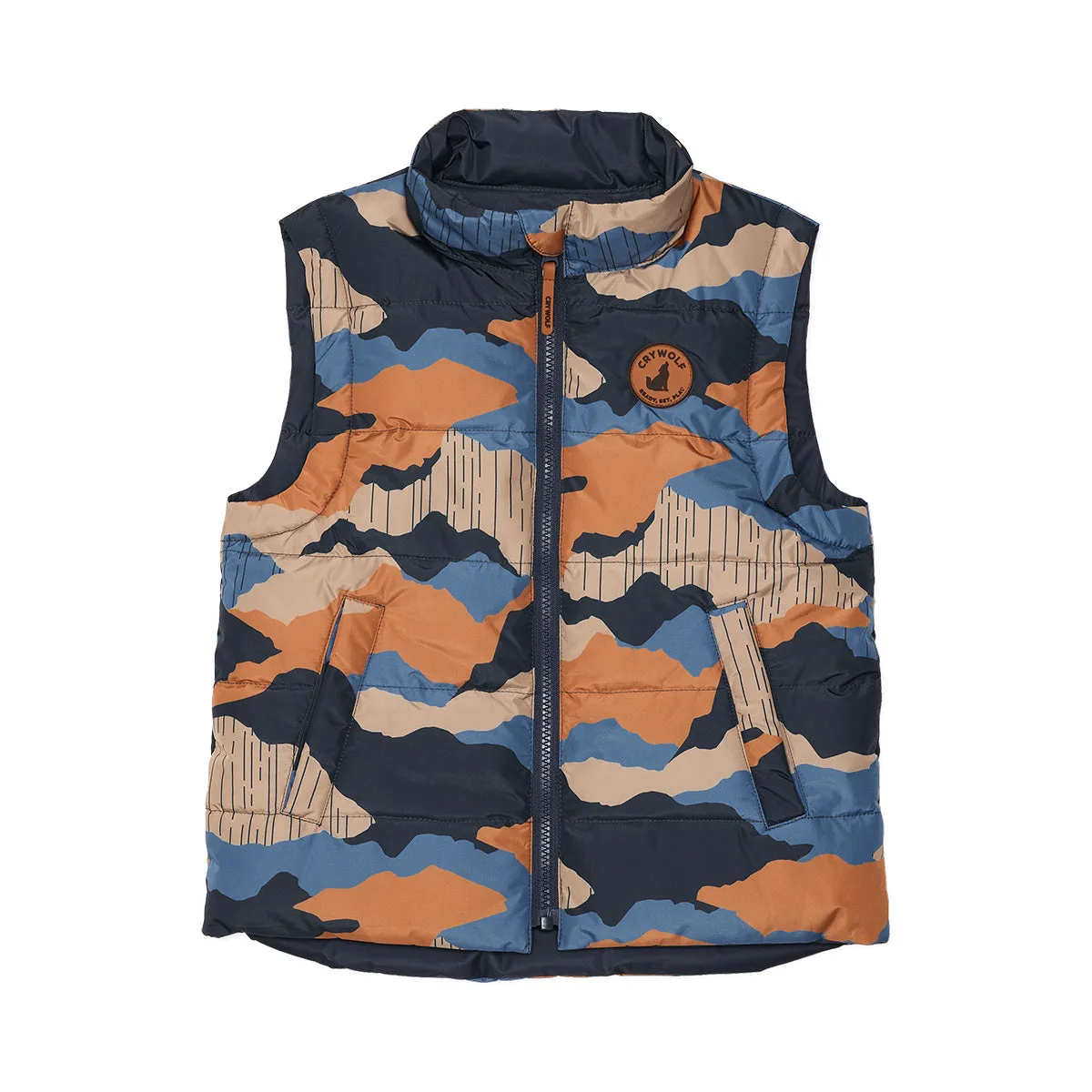 CRYWOLF REVERSIBLE VEST CAMO MOUNTAIN