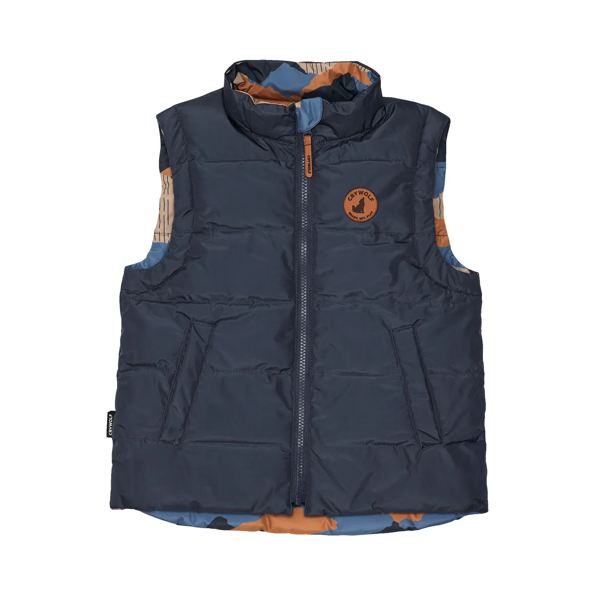 CRYWOLF REVERSIBLE VEST CAMO MOUNTAIN