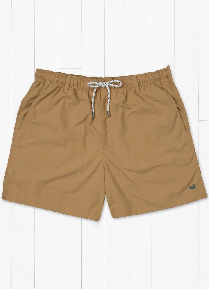 Dockside Swim Trunk in Field Khaki by Southern Marsh