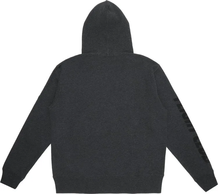 Flight Club Oversized Logo Hoodie Dark 'Gray', gray