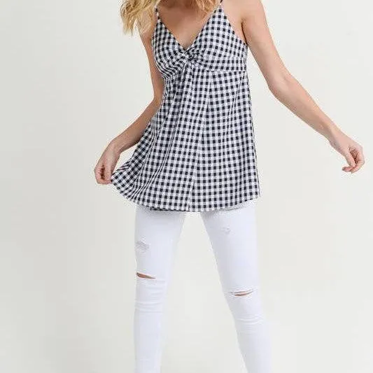 Gina Gingham Tank