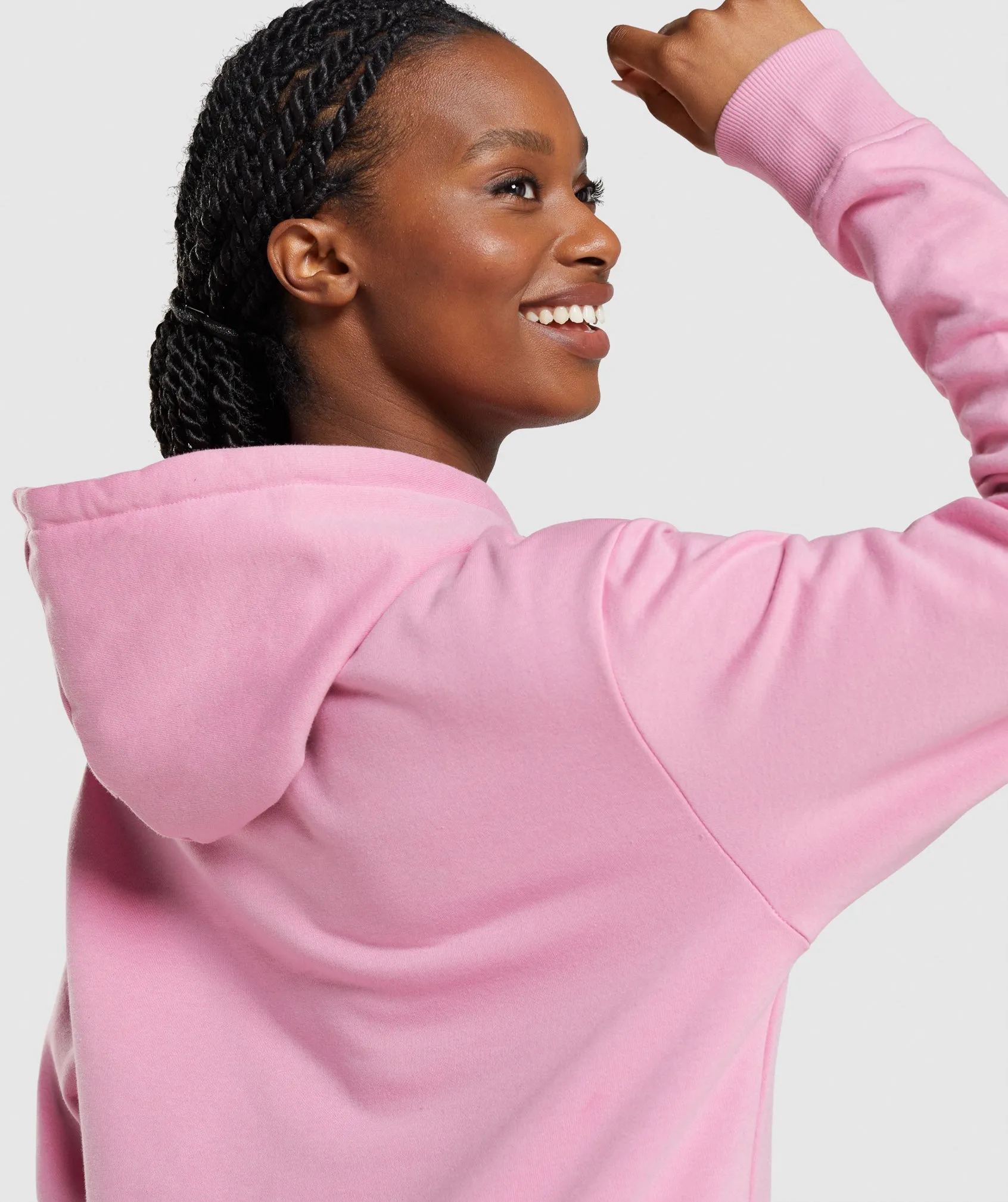 Gymshark Apollo Oversized Hoodie - Sorbet Pink