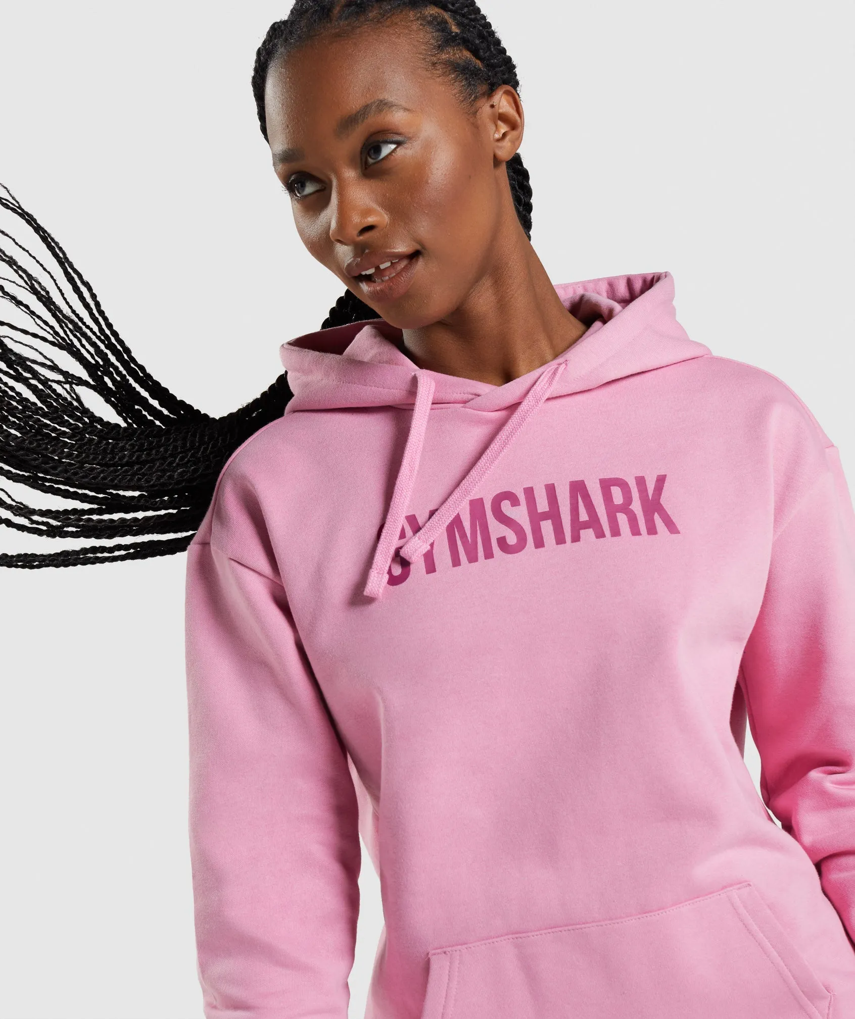 Gymshark Apollo Oversized Hoodie - Sorbet Pink