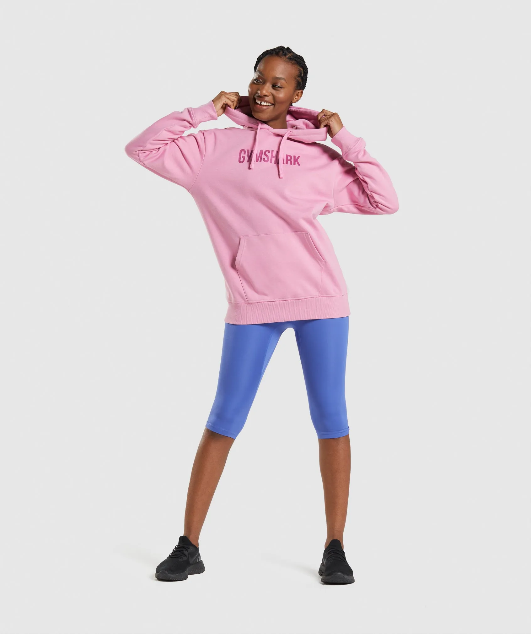 Gymshark Apollo Oversized Hoodie - Sorbet Pink