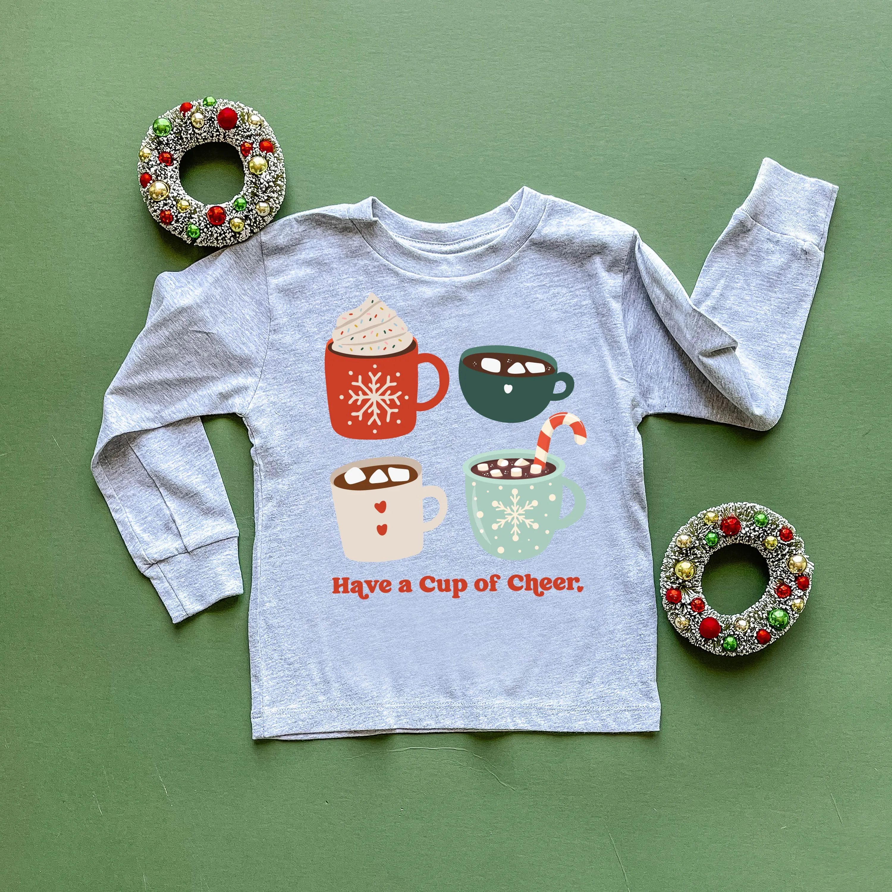 Have A Cup Of Cheer - Child LONG SLEEVE Tee