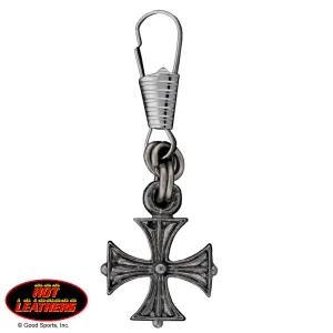 Iron Cross Zipper Pull