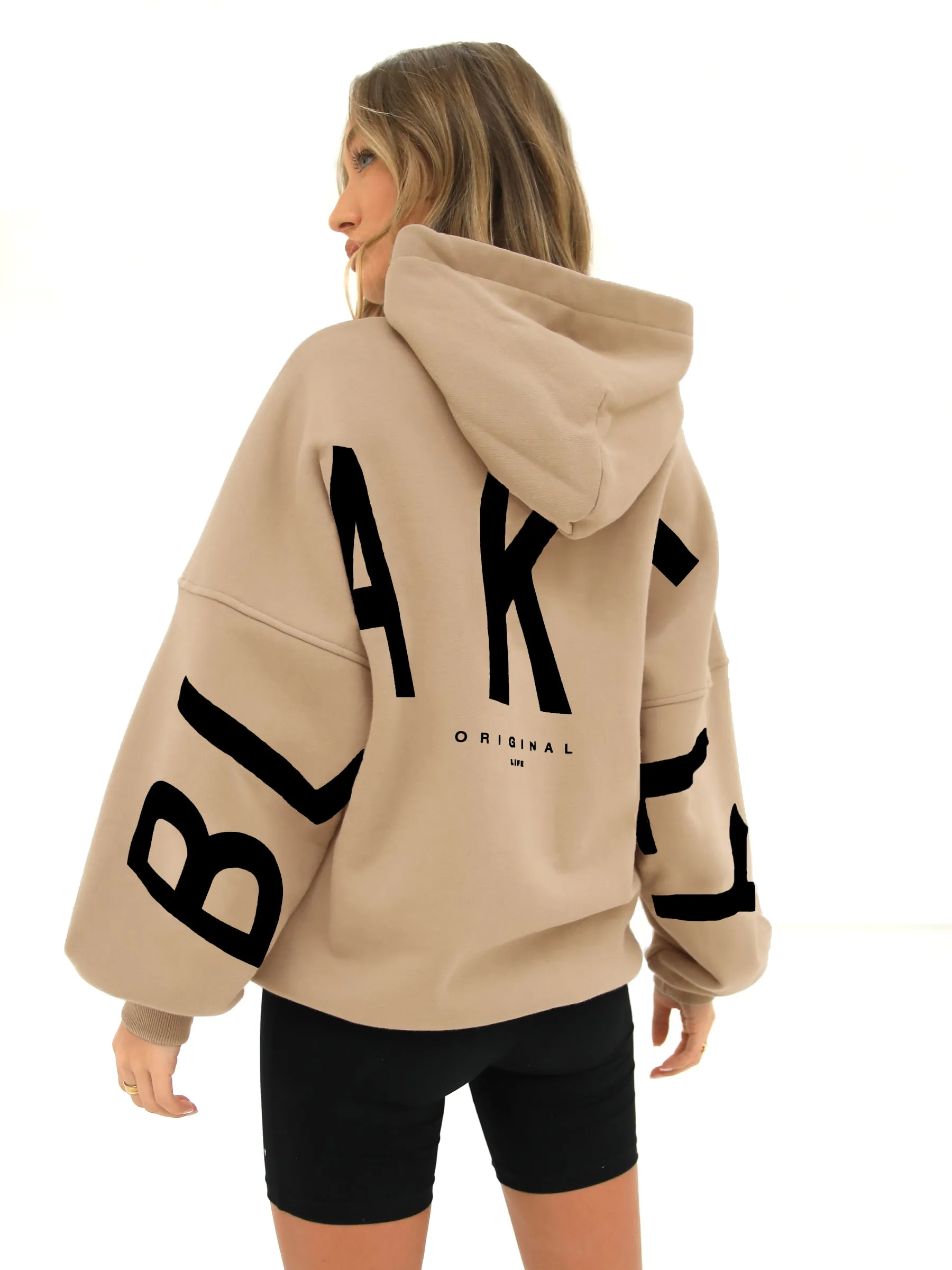 Isabel Oversized Hoodie - Tan