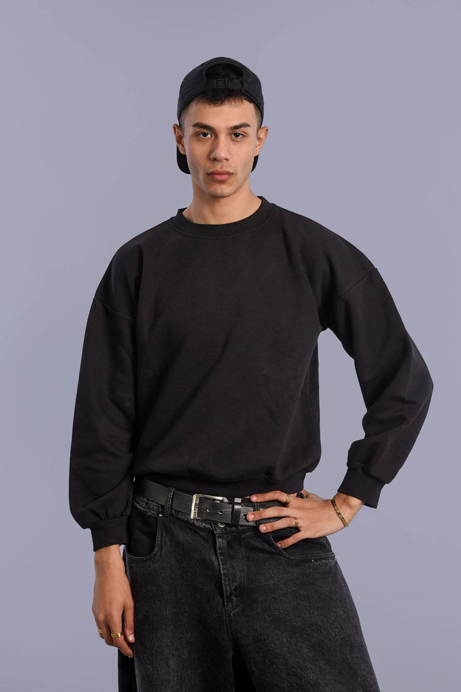 Men Basic Crewneck Sweatshirt - Mitcha Label