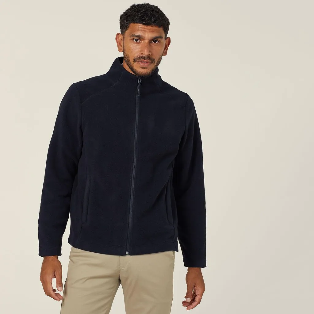 Men's Polar Fleece Zip Jacket - CATBEE