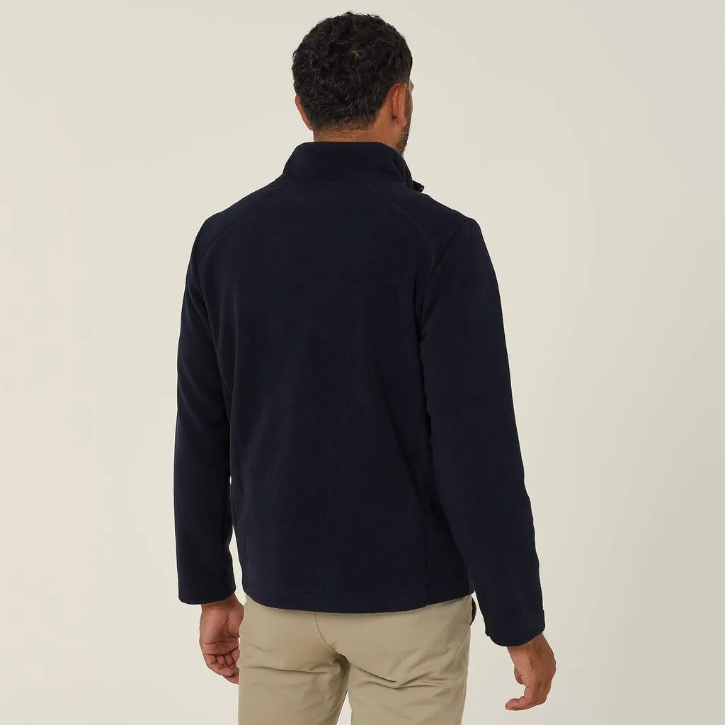 Men's Polar Fleece Zip Jacket - CATBEE