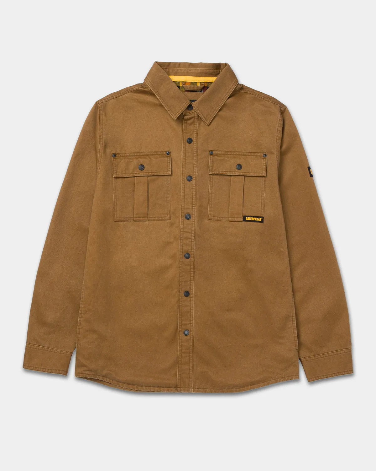 MEN'S WAXED COTTON SHIRT JACKET