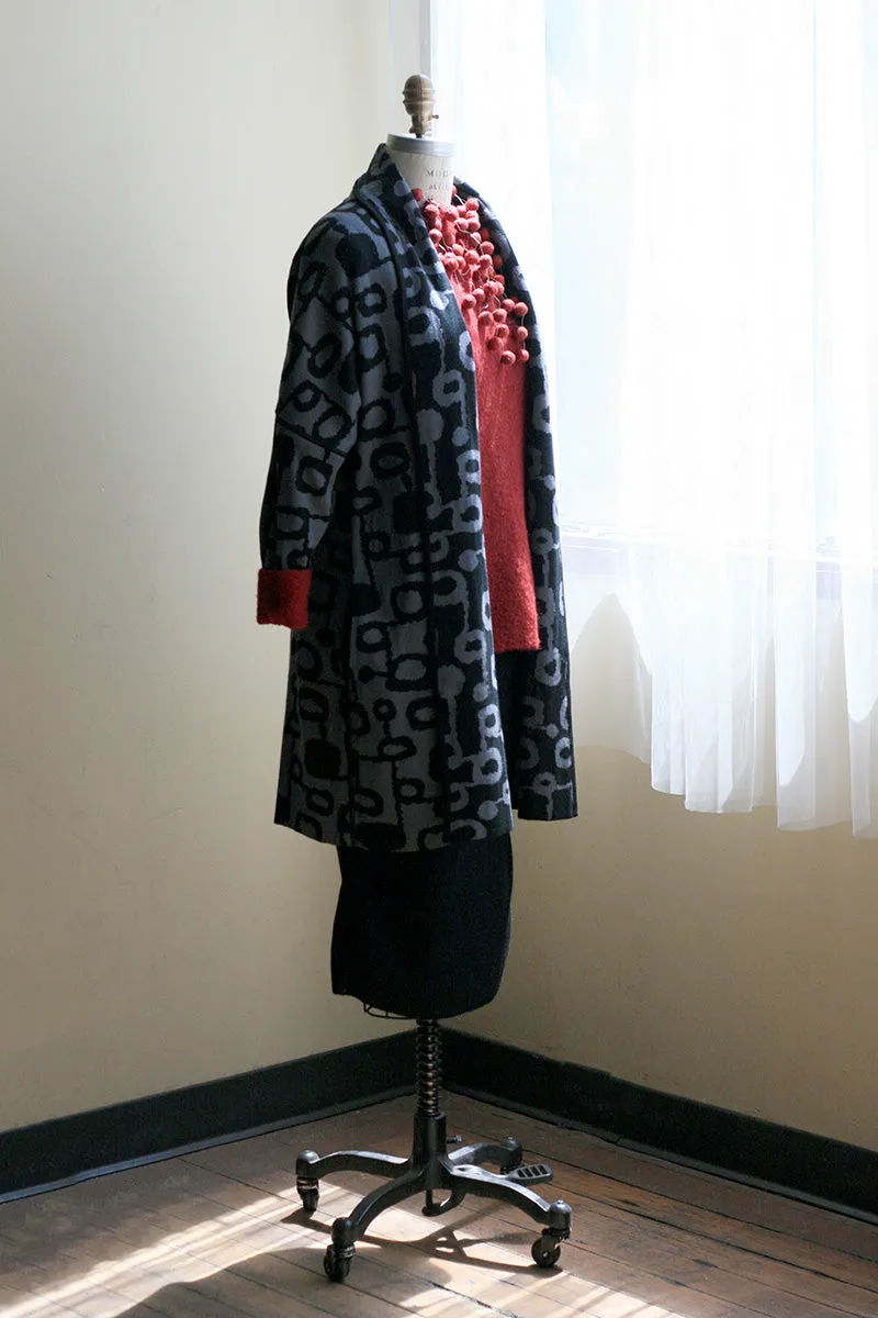 Miró Pima Cotton Reversible Long Cardigan