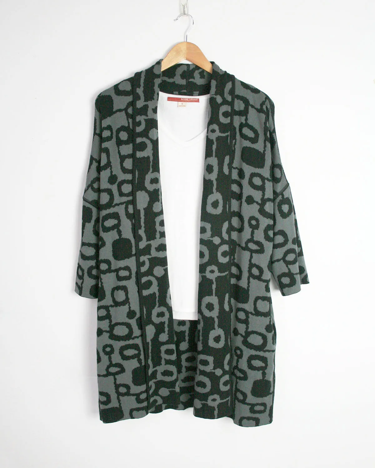 Miró Pima Cotton Reversible Long Cardigan