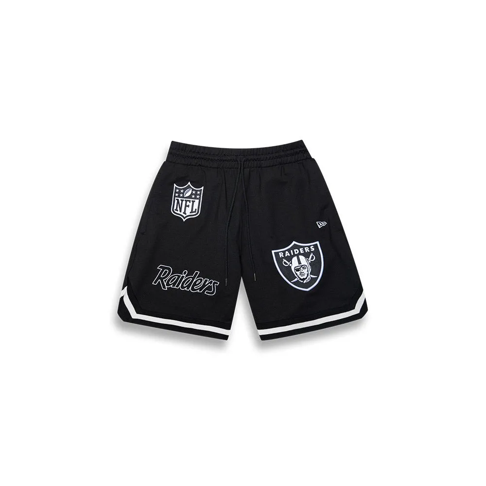 New Era NFL Higher Grade Basketball Shorts Las Vegas Raiders Black