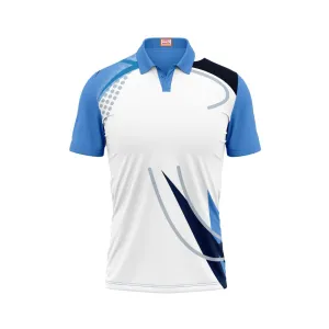 Next Print Customized Polo Neck Skyblue Jersey Design 2