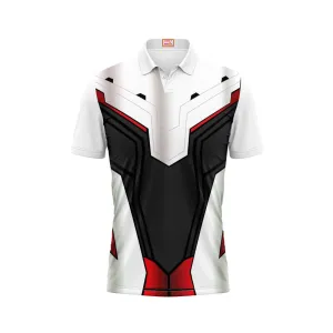 Next Print Customized Polo Neck White Jersey NPTS40