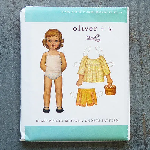 oliver   s Patterns : Class Picnic Blouse & Shorts