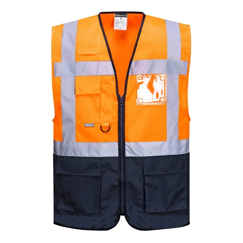 Portwest Warsaw Hi-Vis Executive Vest C476