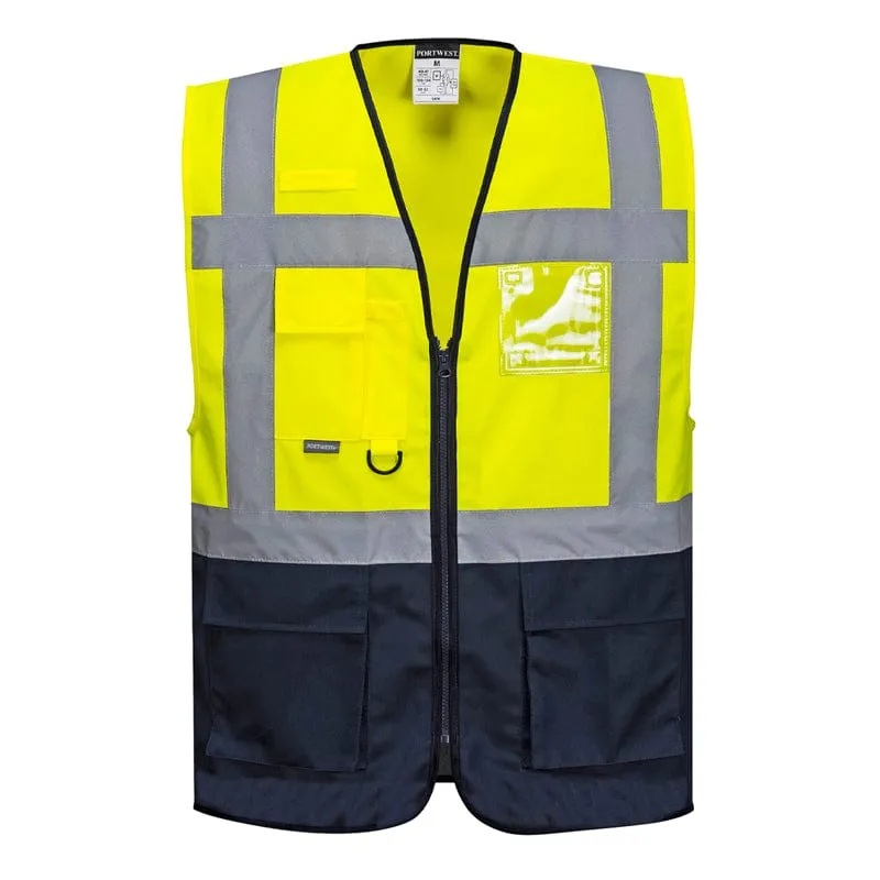 Portwest Warsaw Hi-Vis Executive Vest C476