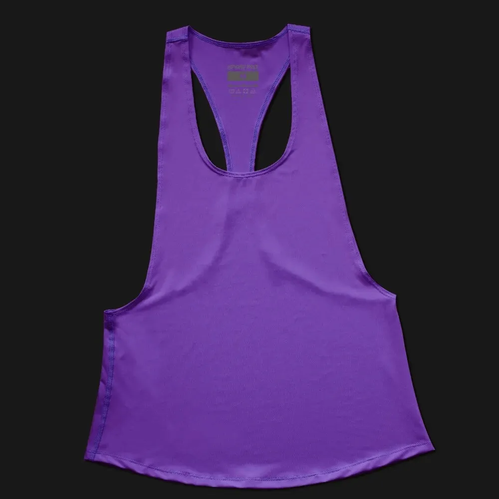 Quick Dry Sleeveless Yoga Top / Breathable Running Fitness Tank Top - SF1587