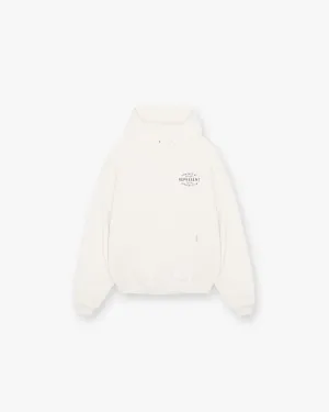 Represent Owners Club Stamp Hoodie - Flat White