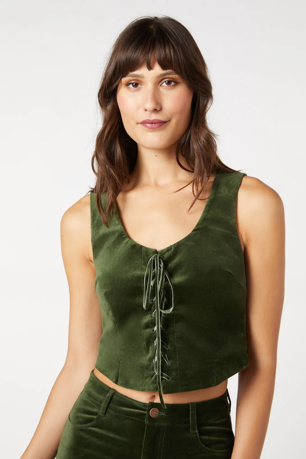 Sadie Velvet Vest