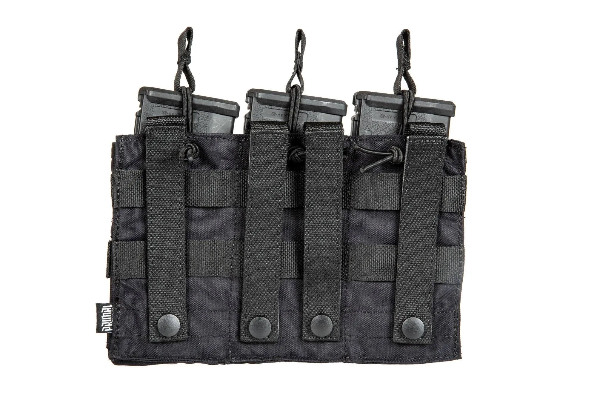 Triple magazine pouch Open - Black