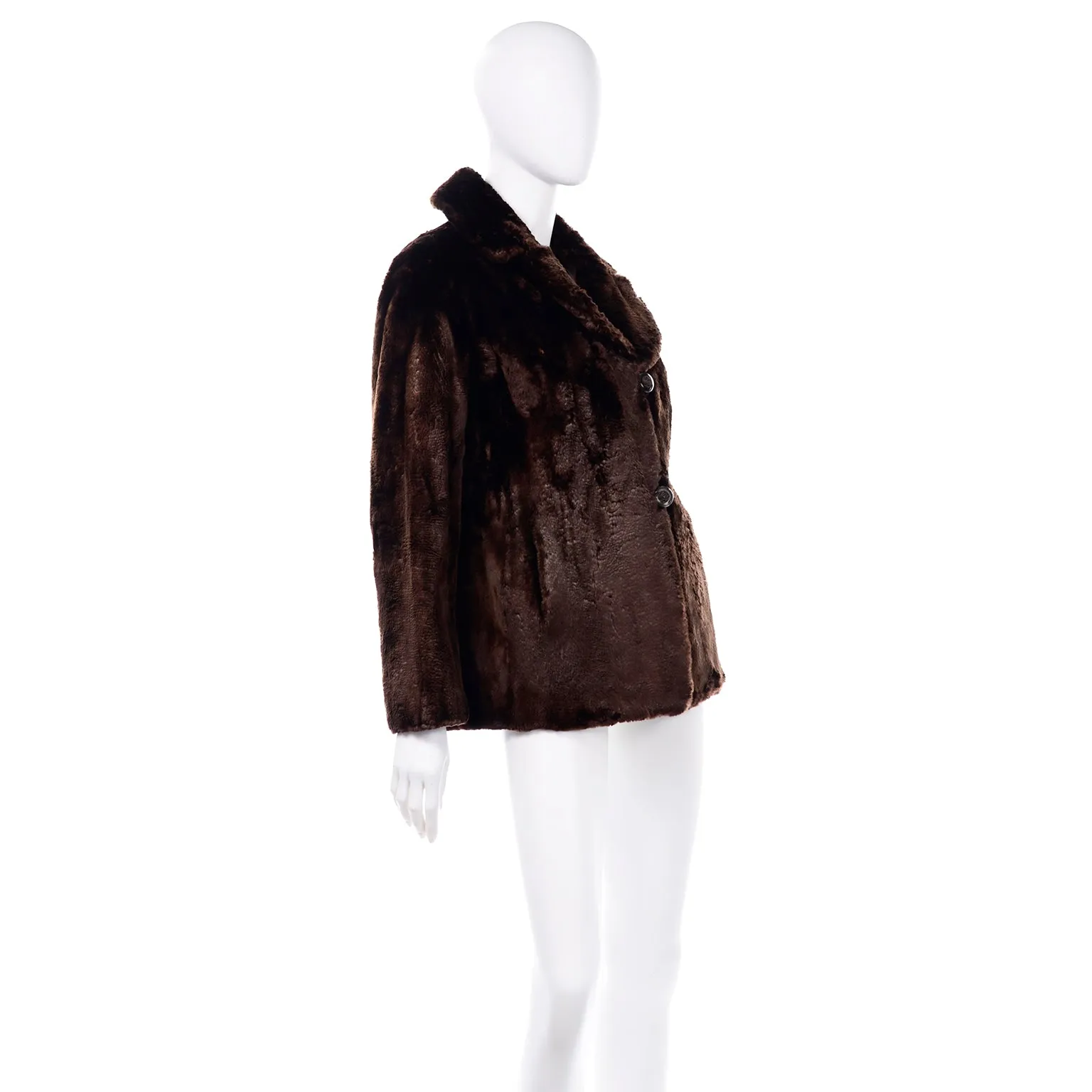 Vintage Sheared Brown Mink Schumacher Furs Vintage Jacket