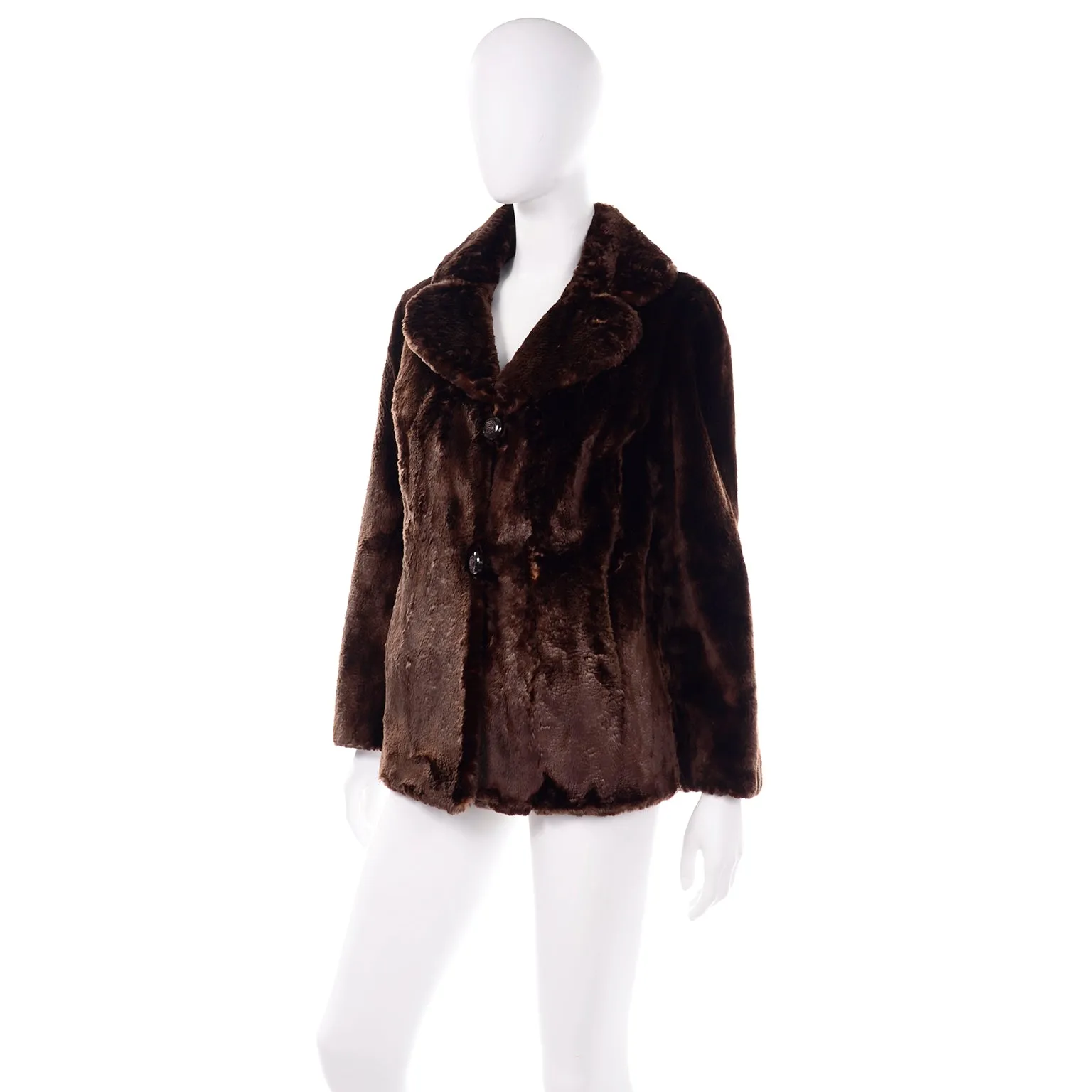 Vintage Sheared Brown Mink Schumacher Furs Vintage Jacket