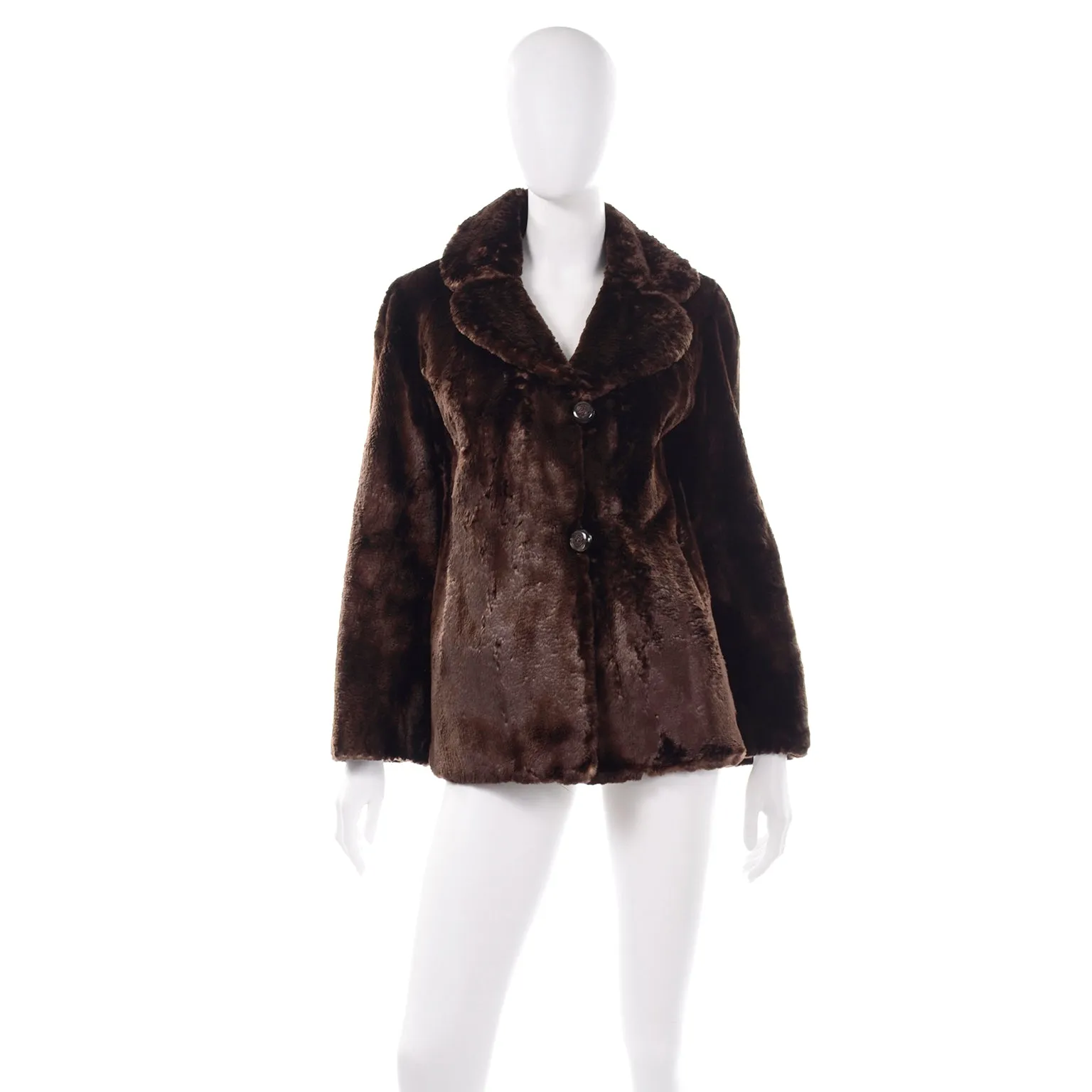 Vintage Sheared Brown Mink Schumacher Furs Vintage Jacket